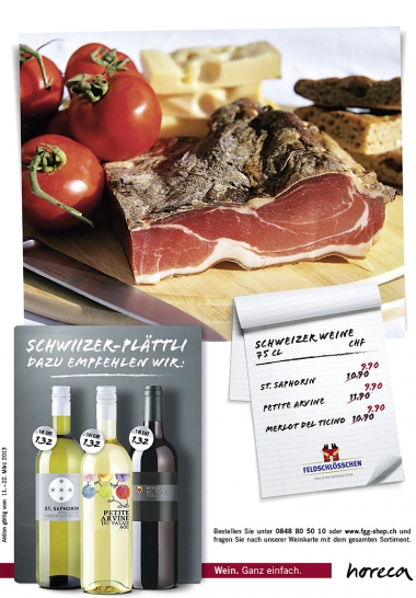 anzeige | horeca / kunde | clear of clouds / manipulator | retusche . druckvorstufe