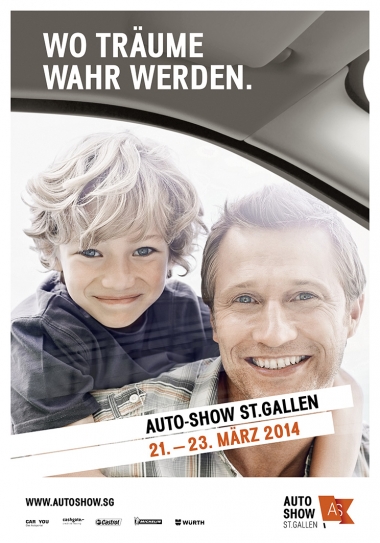 kampagne | autoshow st.gallen / kunde | yjoo communication / manipulator | retusche . composing 