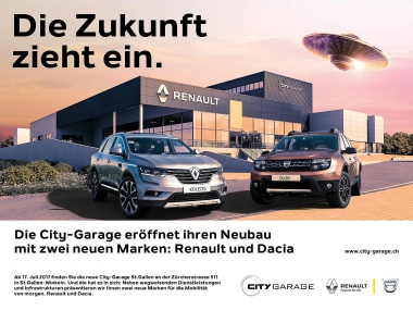 kampagne | city garage / kunde | yjoo by farner / manipulator | retusche . composing . zeitungskonvertierung