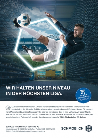 kampagne | schmobi | schmolz + bickenbach stahlcenter ag / kunde | mig | agentur für kommunikation / manipulator | retusche . composing