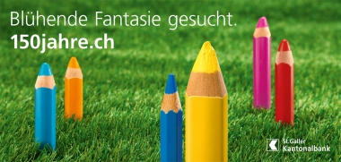 kampagne | 150 jahre st.galler kantonalbank / kunde | yjoo / manipulator | fotografie . retusche . composing 